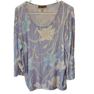 Caribbean Joe Let Go womens  top size xl